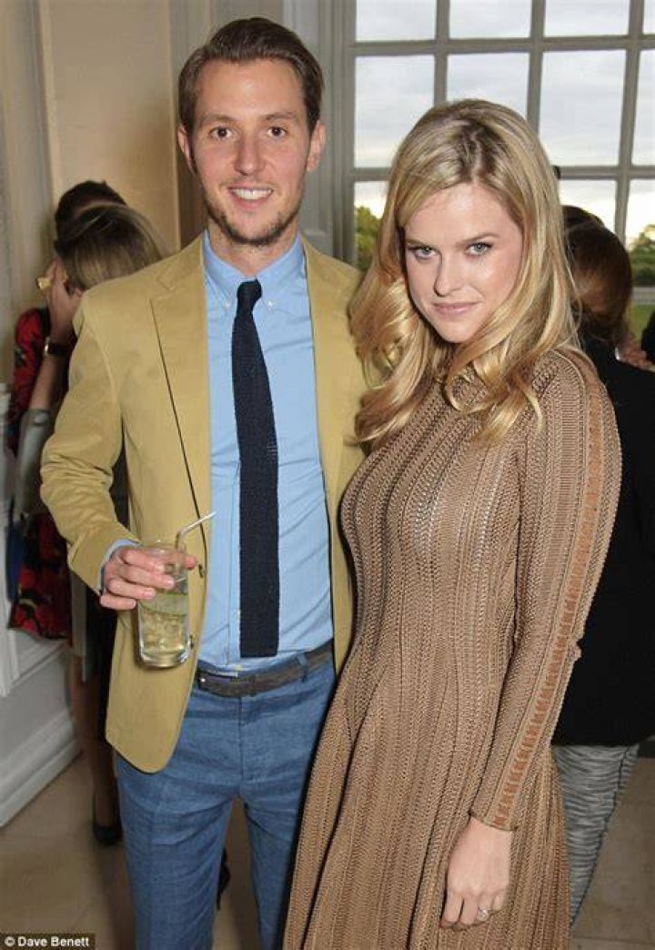 Alice Eve puts joins husband Alex CowperSmith at preWimbledon party