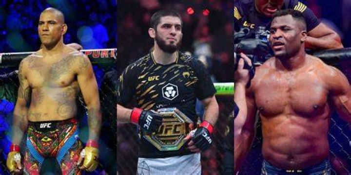 Bizarre moment two MMA fighters KISS each other on the mouth at their