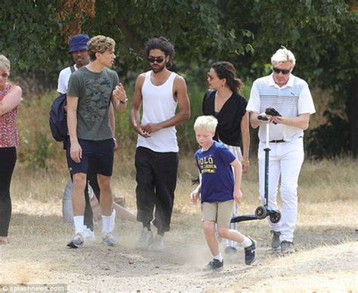 Boris Becker enjoys a walk with his children in Wimbledon Daily Mail Online
