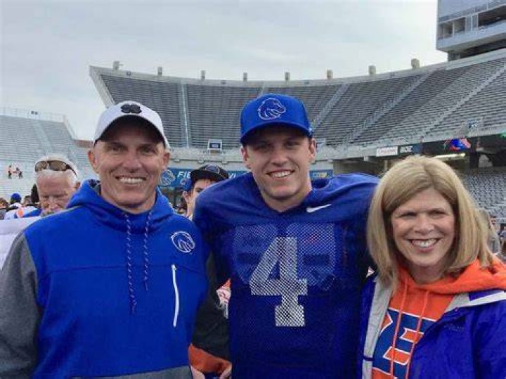 Brett Rypien Family With Father,Mother and Girlfriend Laura Buck 2020