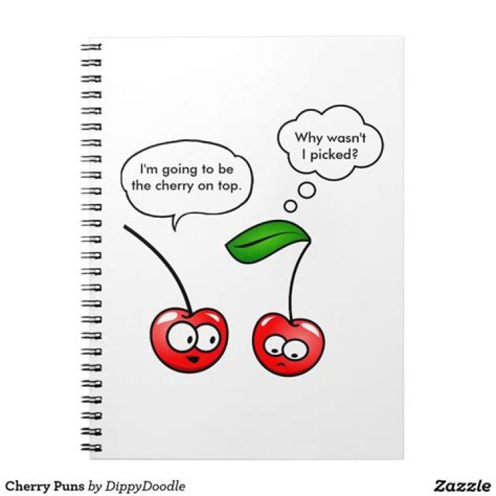 Cherry Puns Spiral Notebook Cherry Picking Pinterest Cherries and