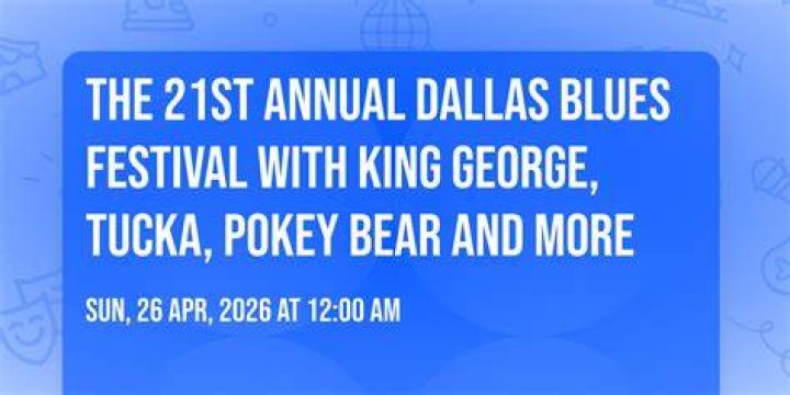 Dallas Blues Festival Pokey Bear & King Tickets 4th March
