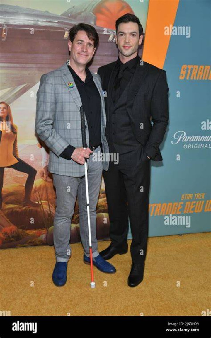 Ethan Peck and Bruce Horak Stock Photo Alamy