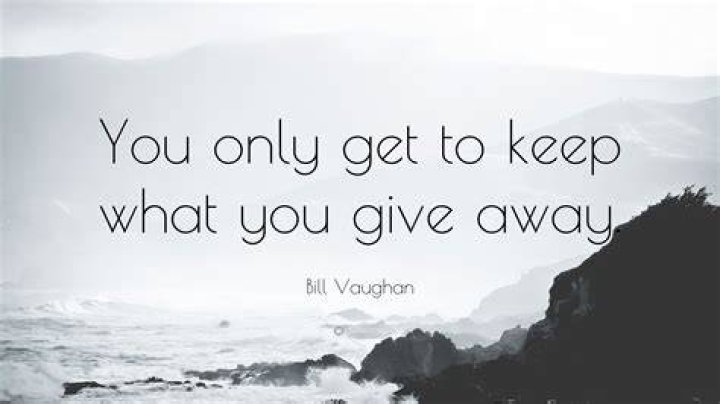 Give It Away to Keep It