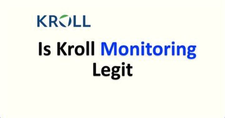 kroll monitoring feedback