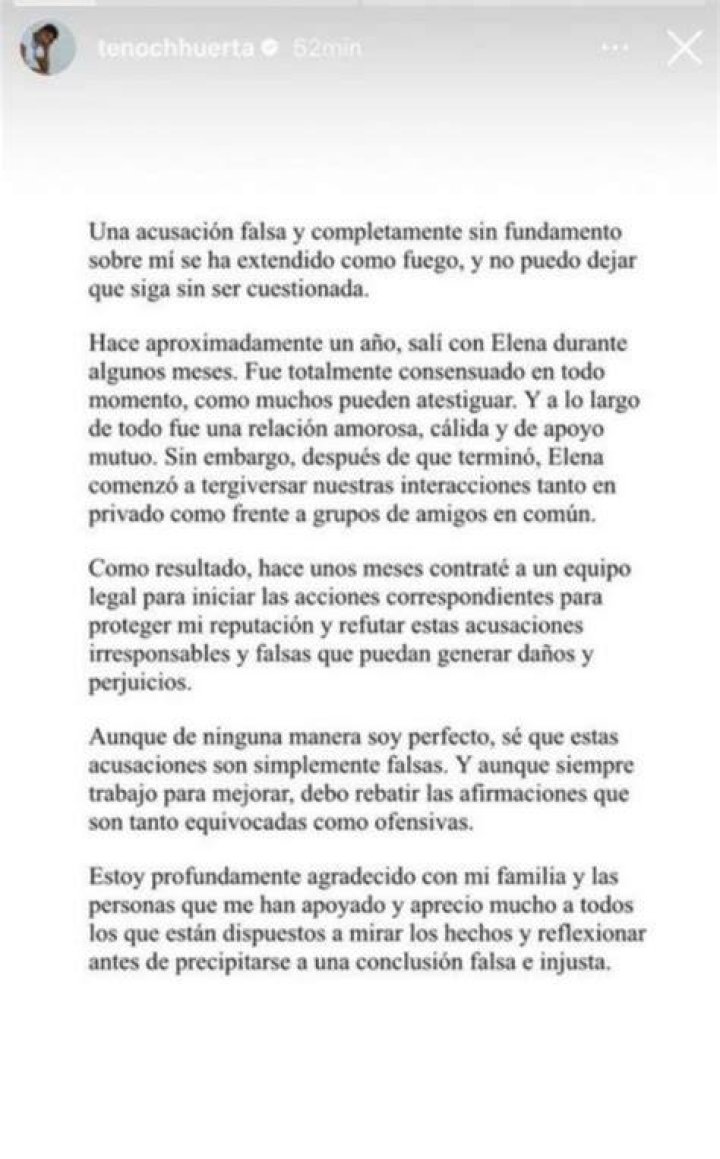 Mar&iacute;a Elena R&iacute;os exhibe amenazas tras denunciar a Tenoch Huerta