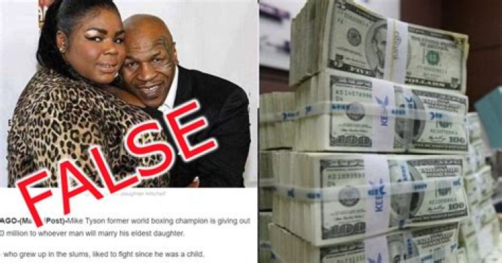 Mike Tyson denies offering 10M to any man willing to marry his