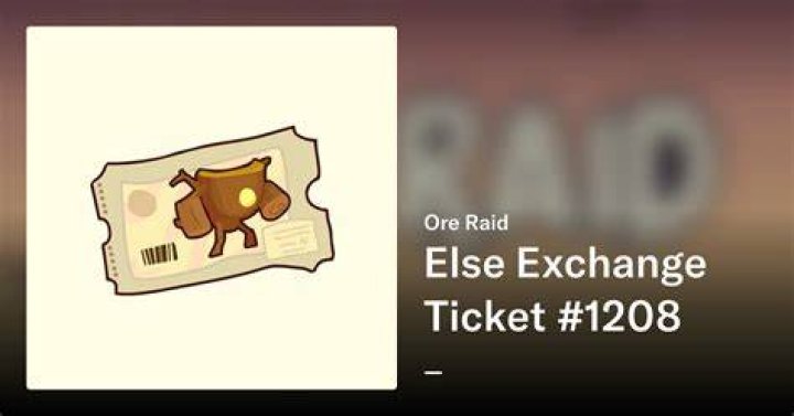 Ore Raid Else Exchange Ticket Free Mint NFT Calendar