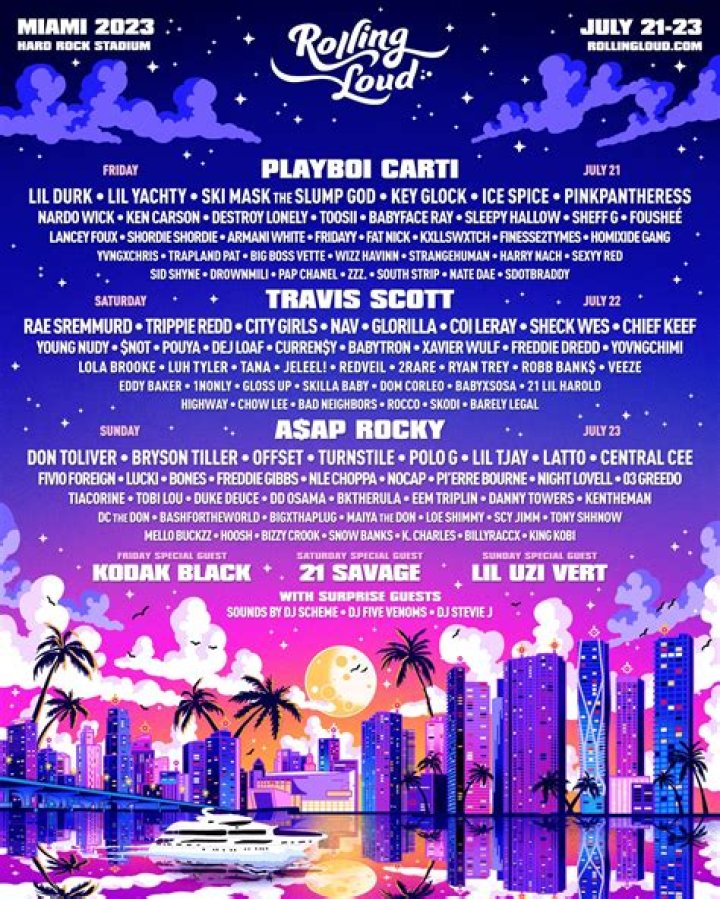 Rolling Loud Miami &mdash; a popular annual music festival 2023